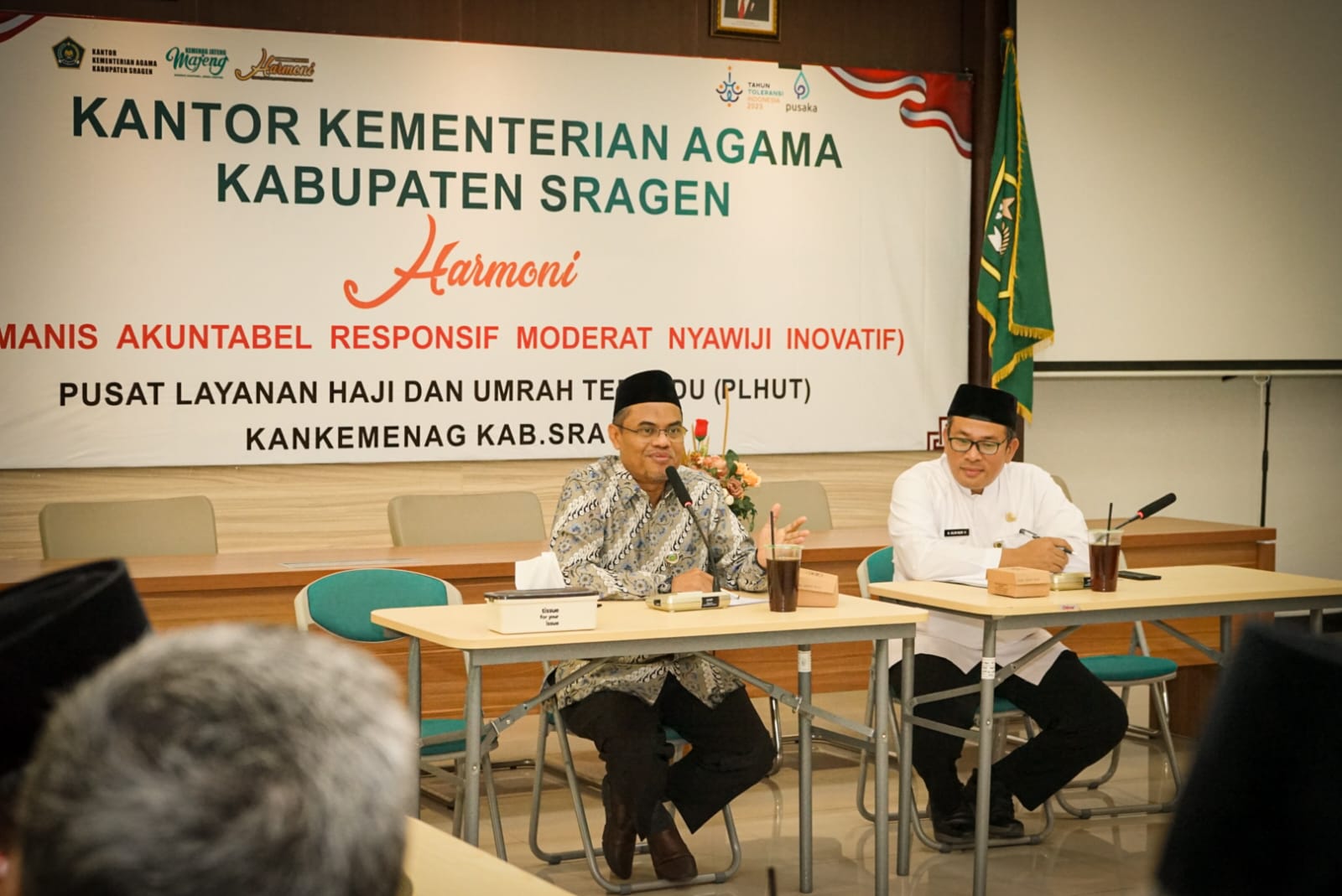 Kankemenag Sragen dan Pemkab Sragen Adakan Evaluasi Pelaksanaan Haji Tahun 2023