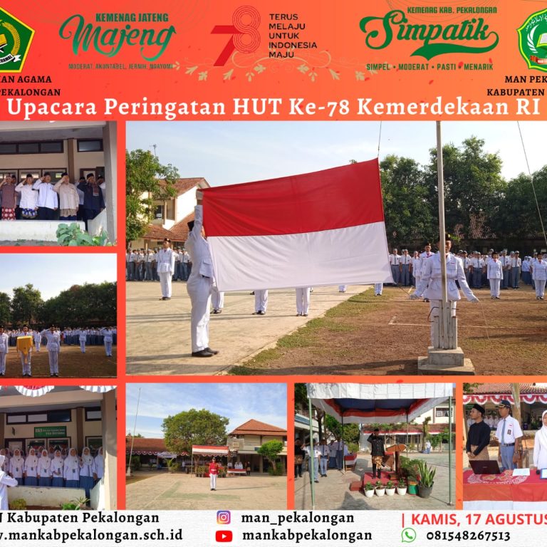 Upacara Peringatan HUT Ke-78 Kemerdekaan RI