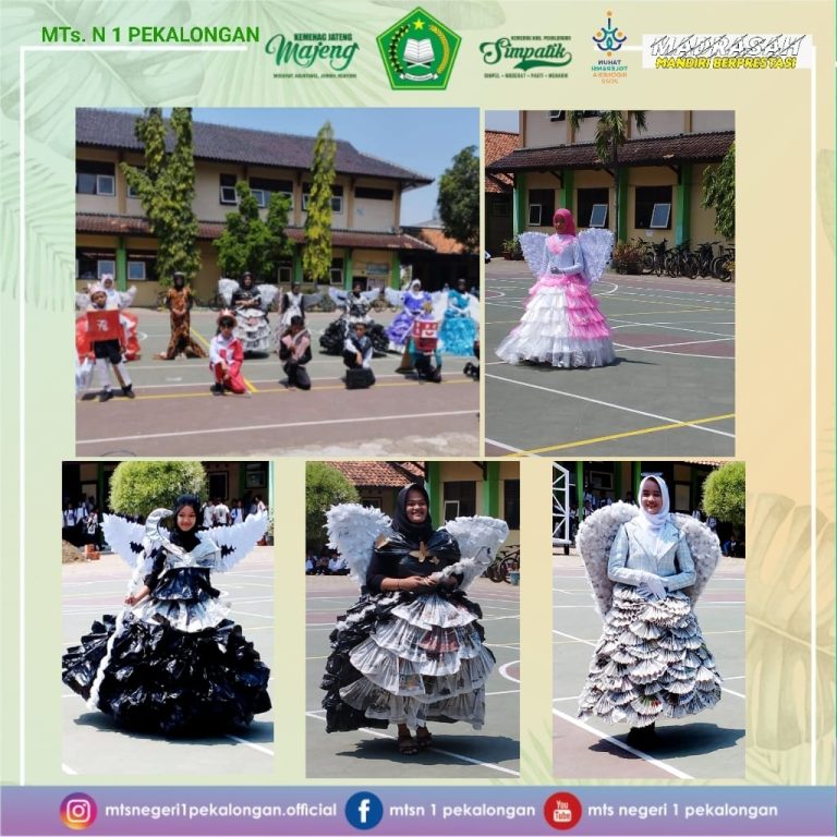 Peragaan Busana dari Bahan Daur Ulang Hasil Kegiatan P5RA