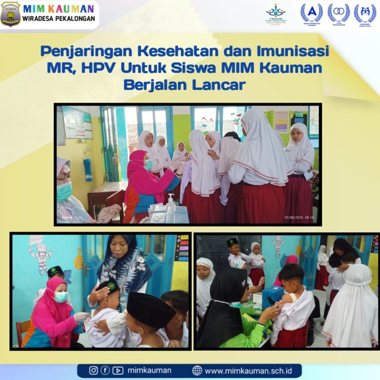 Dapatkan Kekebalan Tubuh, Siswa MIM Kauman Ikuti Bias MR dan HPV