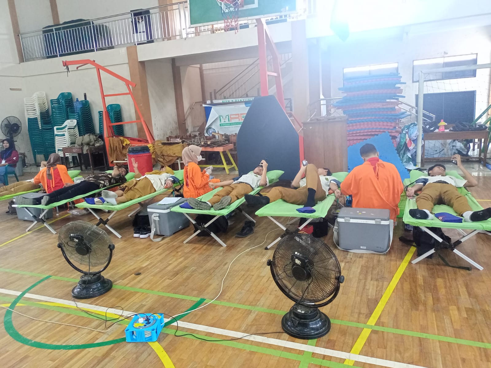 62  Kantong Darah Diperoleh Saat Donor Darah Digelar DI MAN 2 Banyumas