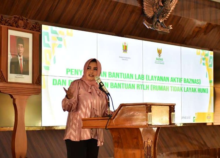 Bupati Serahkan Bantuan BAZNAS Senilai Hampir 500 Juta