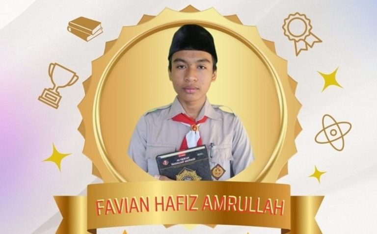 Membanggakan!! Favian Hafis Amrullah Raih Juara 1 Olimpiade Bahasa Arab Nasional Tahun 2023
