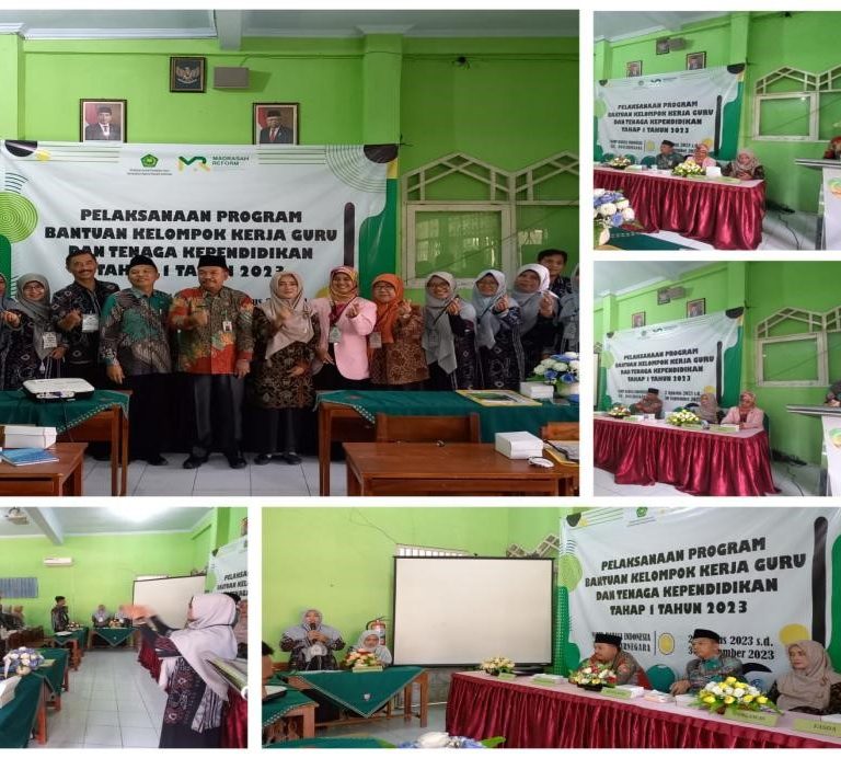Guru Harus Punya Sejarah, Pesan Kepala Kemenag Banjarnegara dalam Pembukaan PKB Tahap I MGMP Bahasa Indonesia