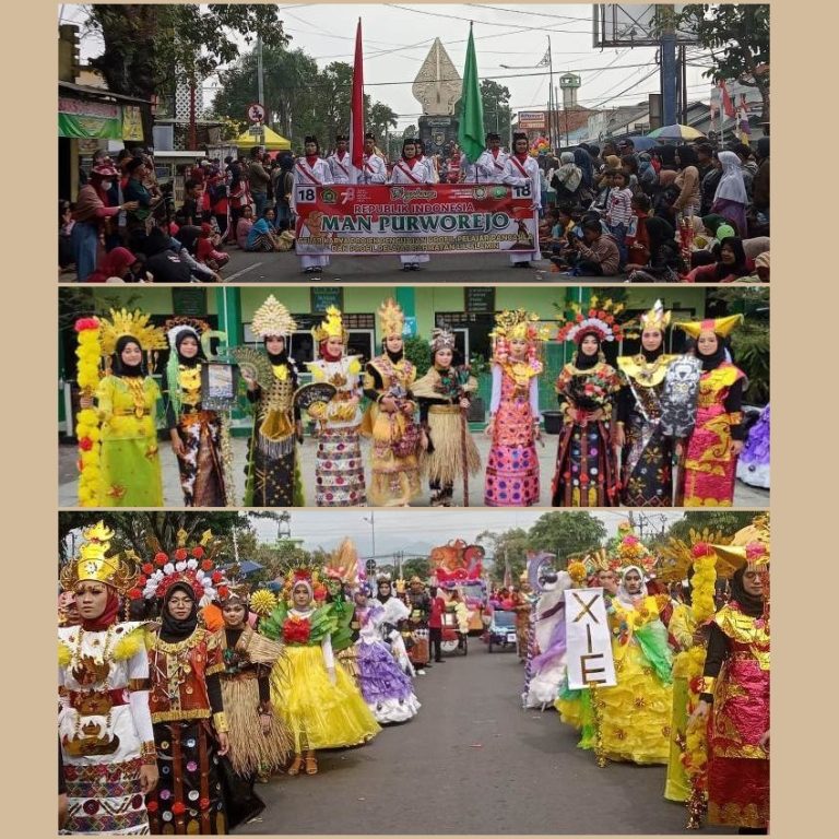 MAN Purworejo Turut Semarakkan Karnaval HUT RI