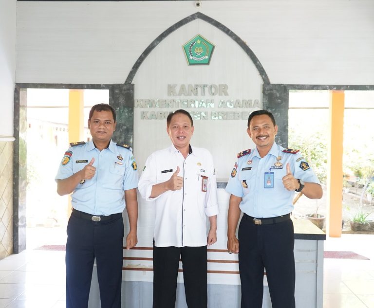 Perkuat Sinergitas, Kalapas Brebes Menyambangi Kementerian Agama