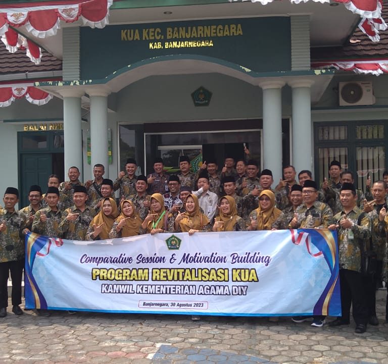 KUA Banjarnegara Terima Kunjungan Komparasi Revitalisasi KUA Dari Bidang Urais Kemenag Provinsi Yogyakarta