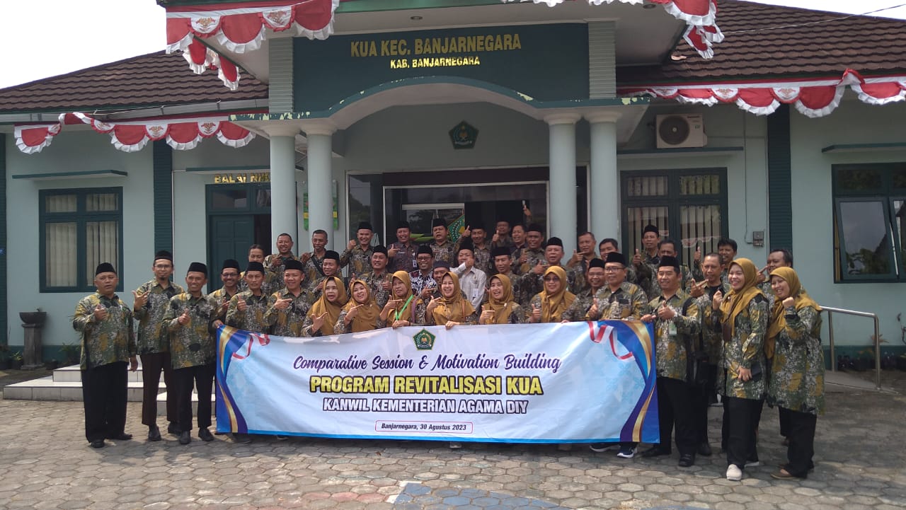 KUA Banjarnegara Terima Kunjungan Komparasi Revitalisasi KUA Dari Bidang Urais Kemenag Provinsi Yogyakarta