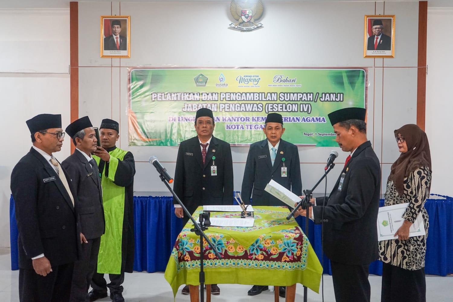 Pelantikan Pejabat Eselon IV di Lingkungan Kankemenag Kota Tegal