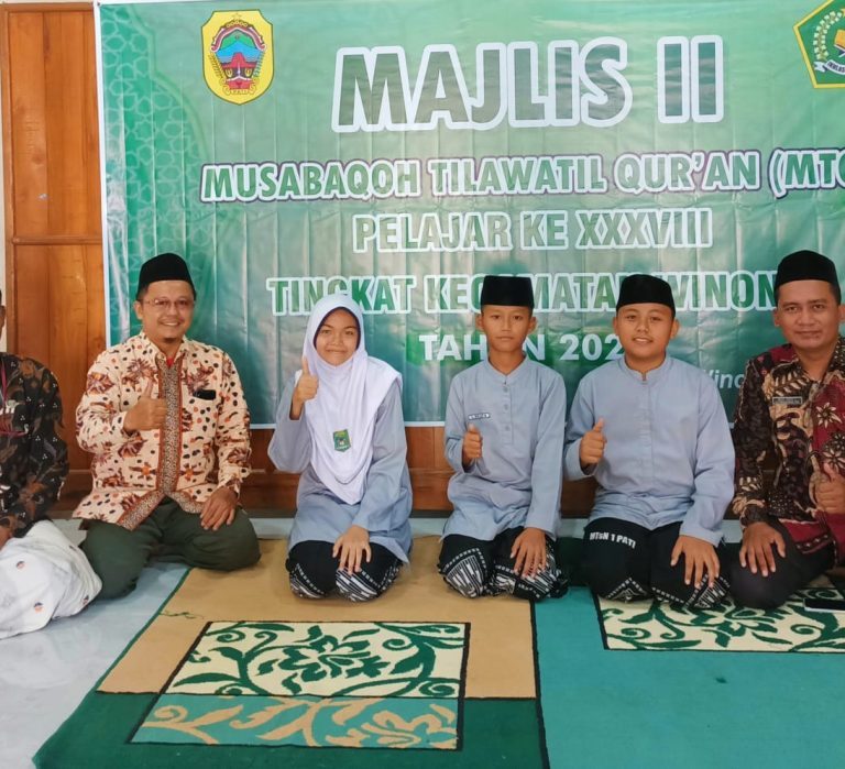 Tiga Siswa MTsN 1 Pati Raih Juara MTQ Pelajar Tahun 2023