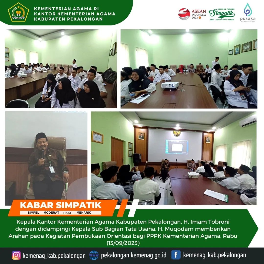 58 PPPK Kemenag Ikuti Orientasi Secara Daring