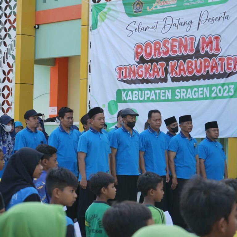 Ratusan Siswa Ikuti Porseni MI Tingkat Kabupaten Sragen