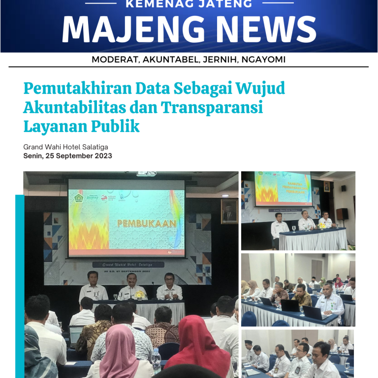 Pemutakhiran Data Sebagai Wujud Akuntabilitas dan Transparansi Layanan Publik