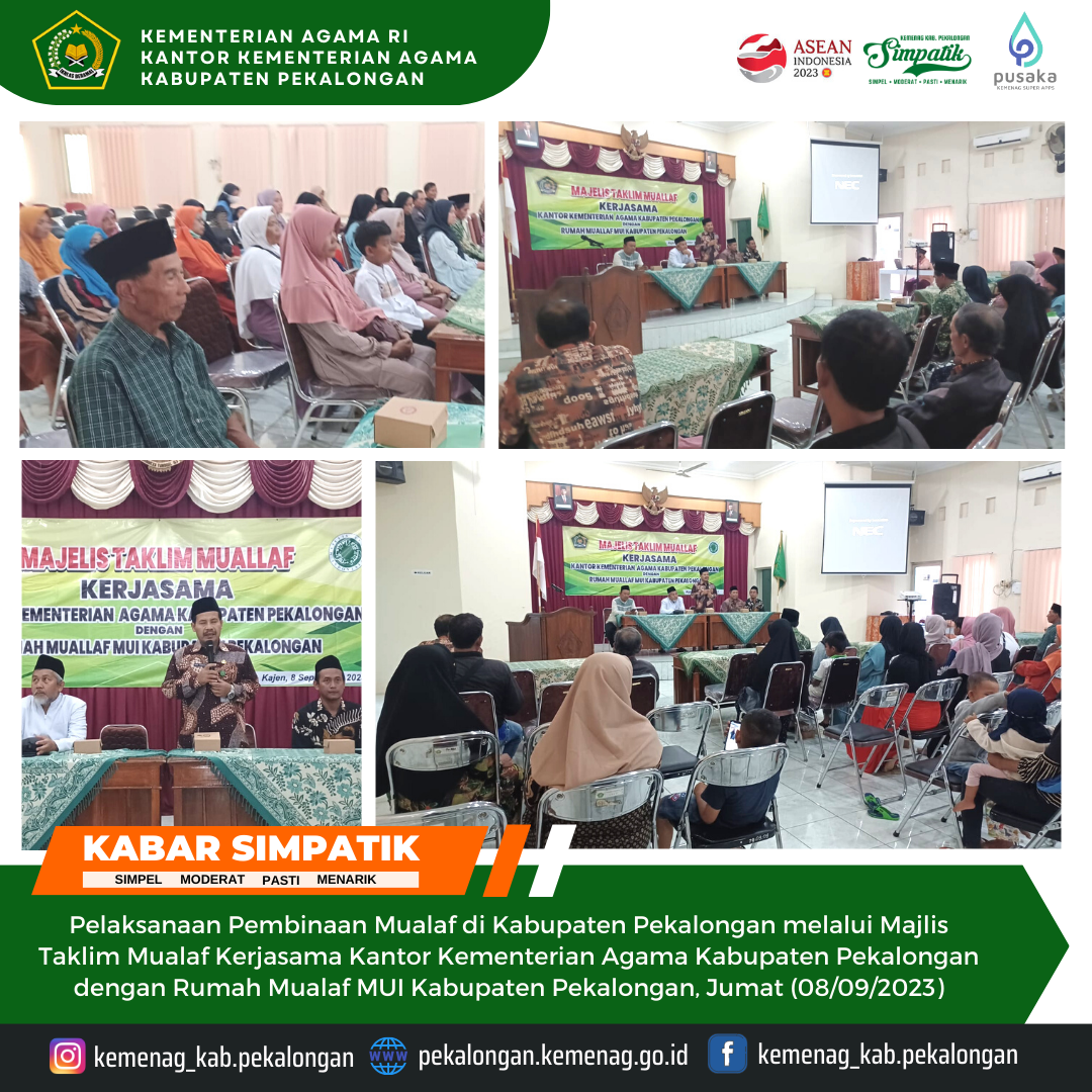 Kemenag Pekalongan Gelar Pembinaan Mualaf