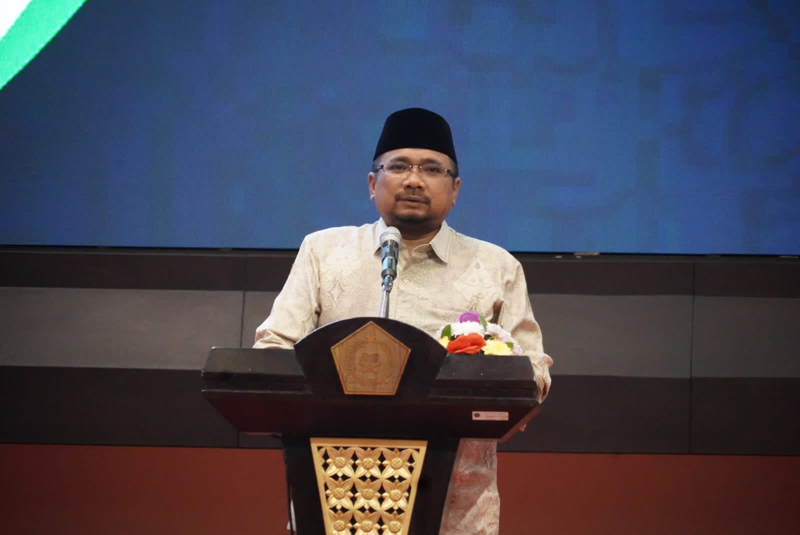 Resmikan 29 Gedung SBSN, Menag: Bukti Komitmen  Pemerintah Tingkatkan Layanan Keagamaan