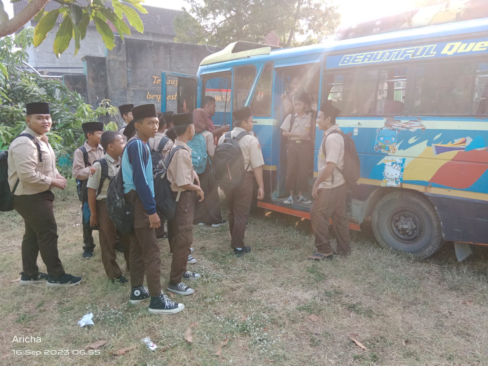 Tingkatkan Layanan Kepada Siswa, MTsN 2 Rembang Tambah Armada Penjemputan
