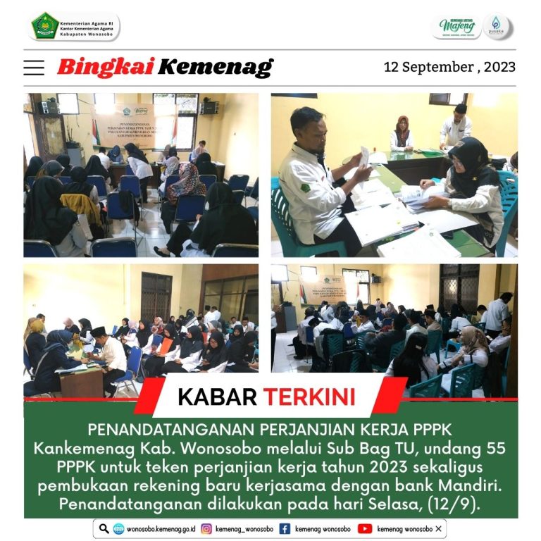55 PPPK Tanda Tangani Pejanjian Kinerja