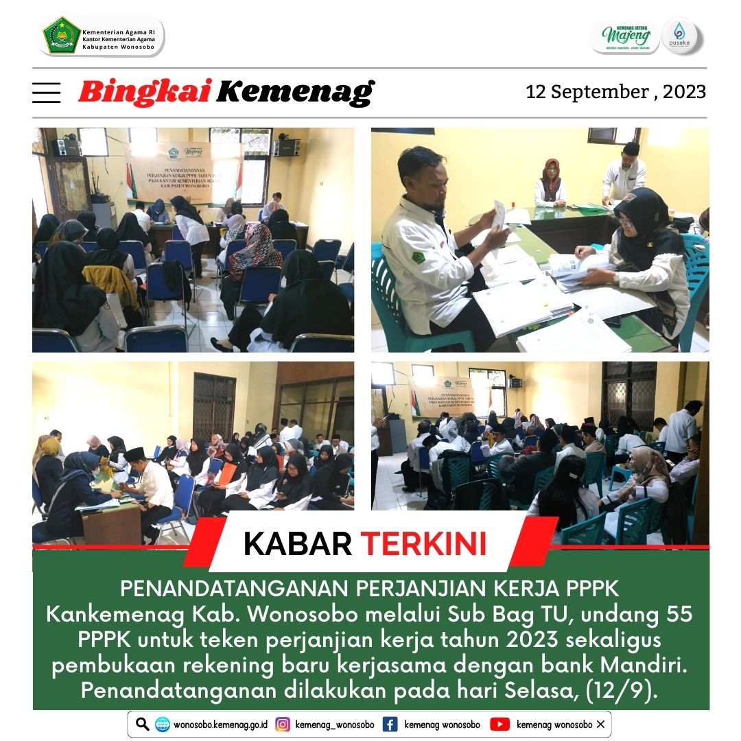 55 PPPK Tanda Tangani Pejanjian Kinerja