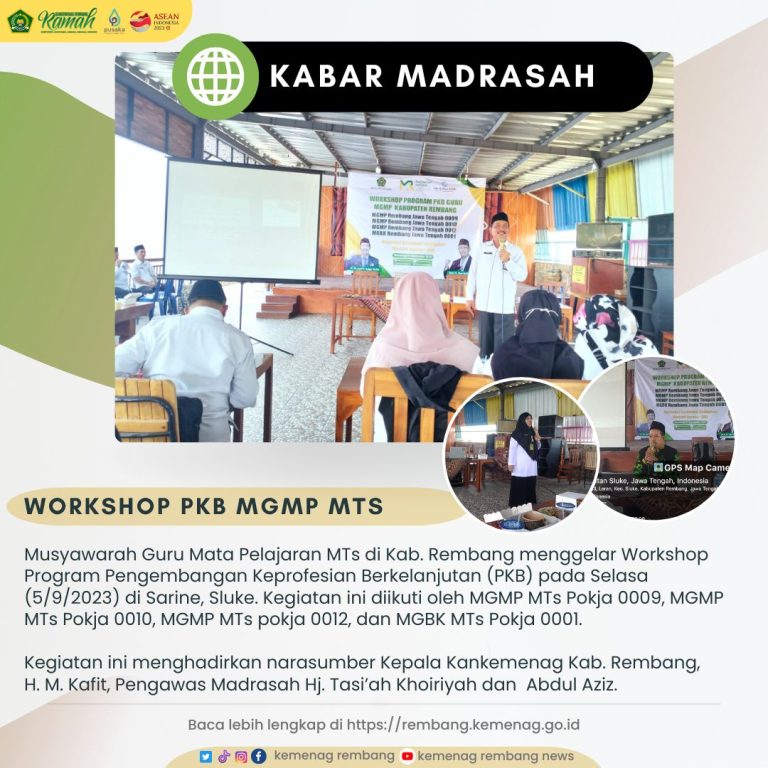 Kuatkan Moderasi Beragama, Kakankemenag Sampaikan Pesan Ini Kepada Guru MTs