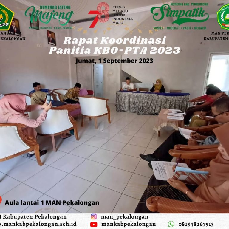 Rapat Koordinasi Panitia KBO-PTA 2023