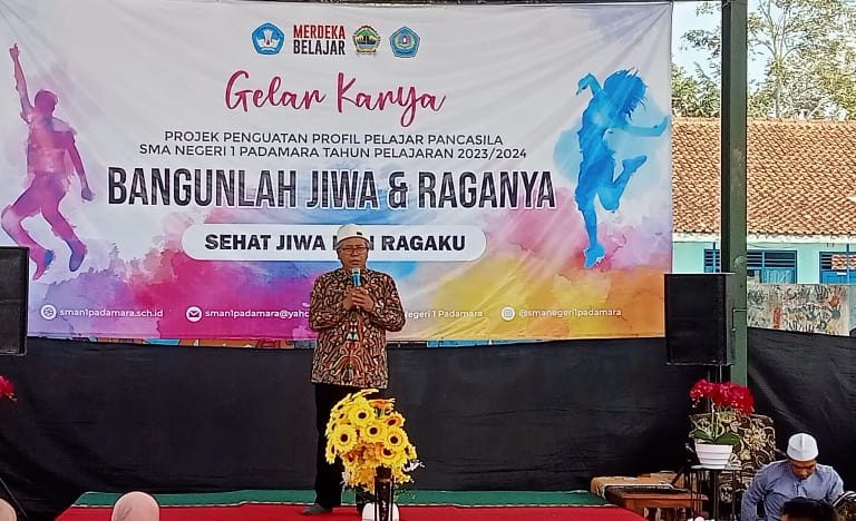 Gelar Karya P5, Aura Pesantren Melekat di SMA Negeri 1 Padamara