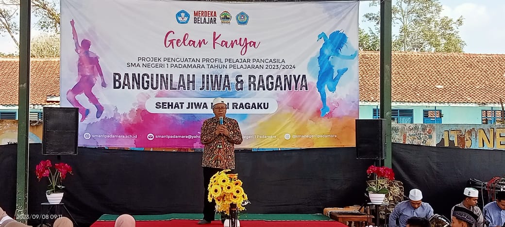 Gelar Karya P5, Aura Pesantren Melekat di SMA Negeri 1 Padamara