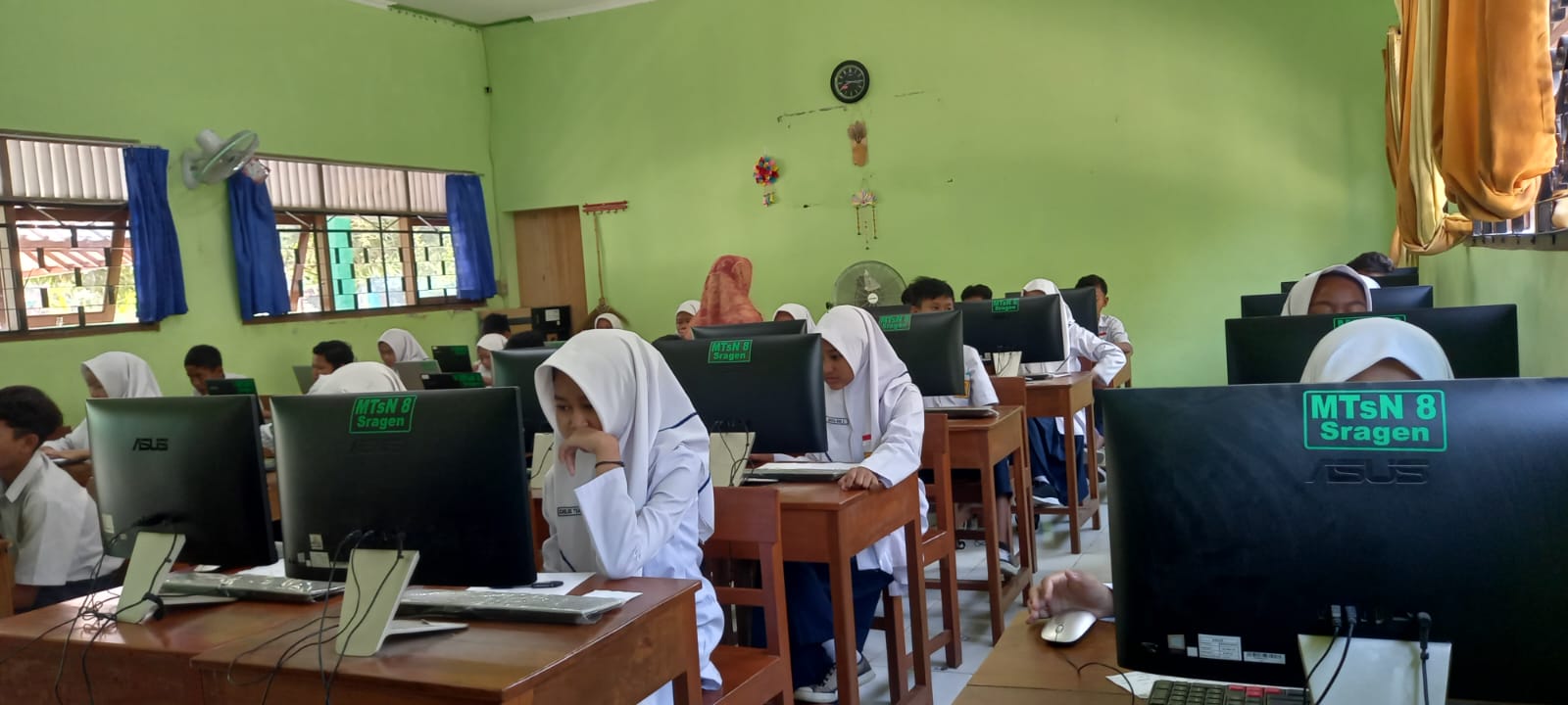 MTsN 8 Sragen Sukses Gelar ANBK Tahun 2023