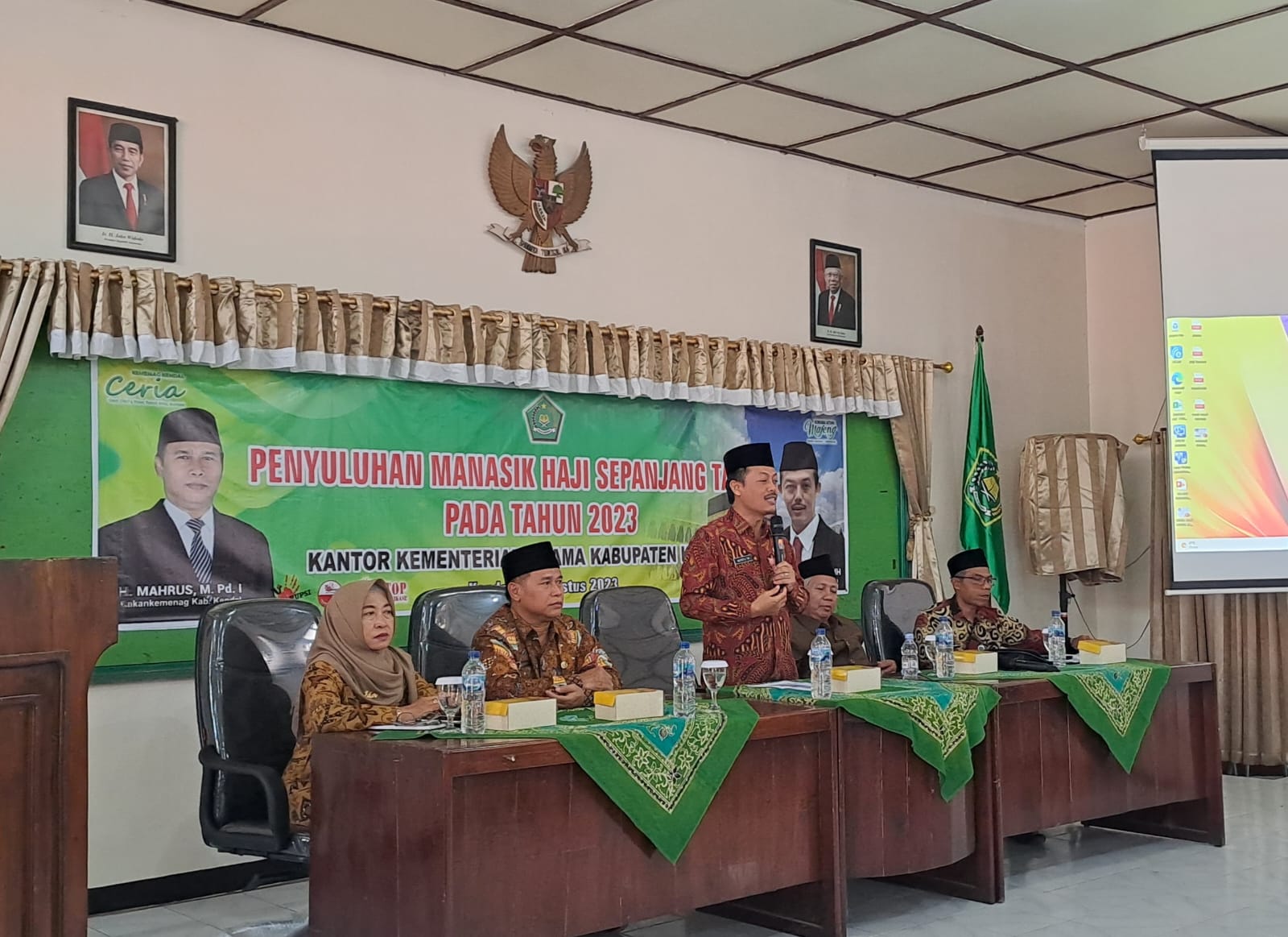 Melalui Manasik Haji Sepanjang Tahun Kakanwil Kemenag Jateng Ajak CJH Kendal Mandiri