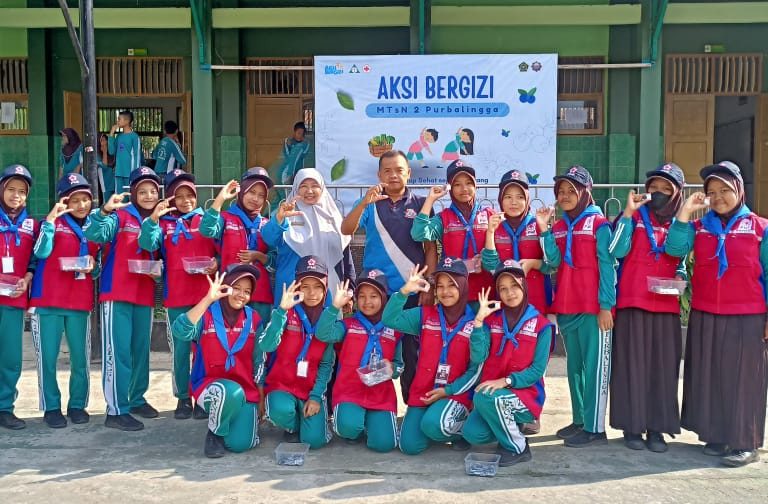 Wujudkan Remaja Glowing, MTs Negeri 2 Purbalingga Gelar Aksi Bergizi