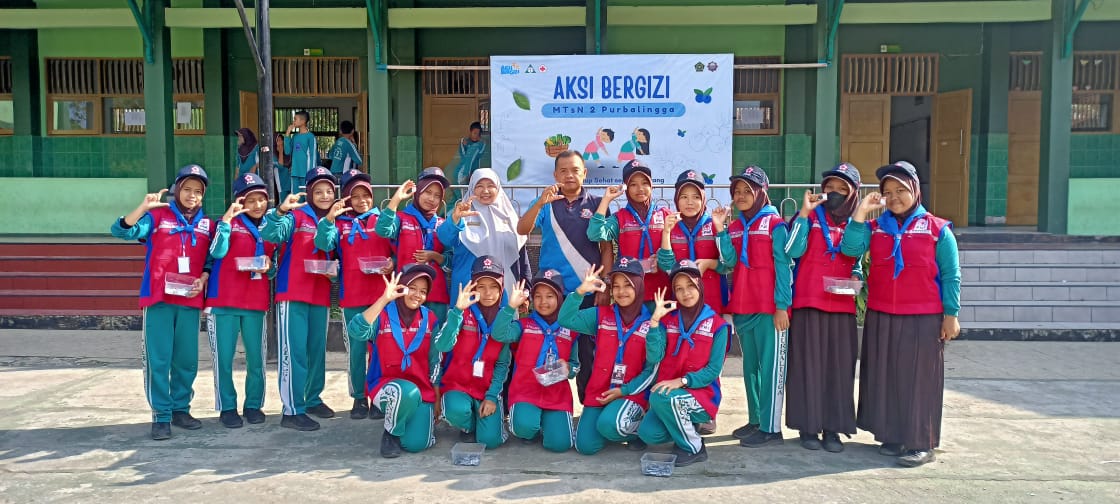 Wujudkan Remaja Glowing, MTs Negeri 2 Purbalingga Gelar Aksi Bergizi