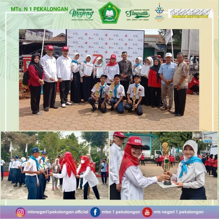 MTs N 1 Pekalongan Raih Juara Lomba FORPIS PMI Tahun 2023