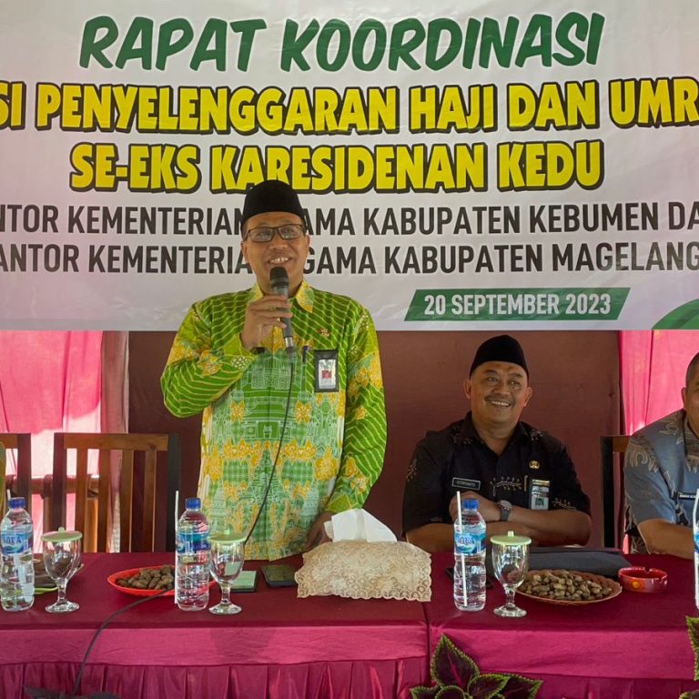 Tingkatkan Pelayanan Haji, Seksi PHU Kemenag se-Kedu Gelar Rapat Koordinasi