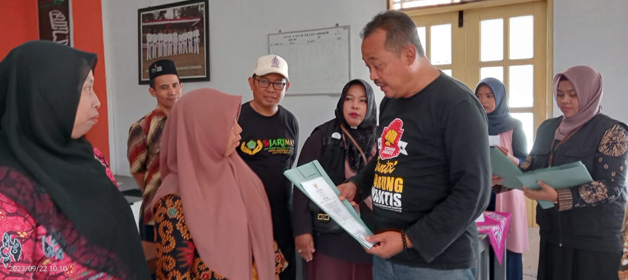 500 Sertifikat Halal di Kec. Somagede Diserahkan
