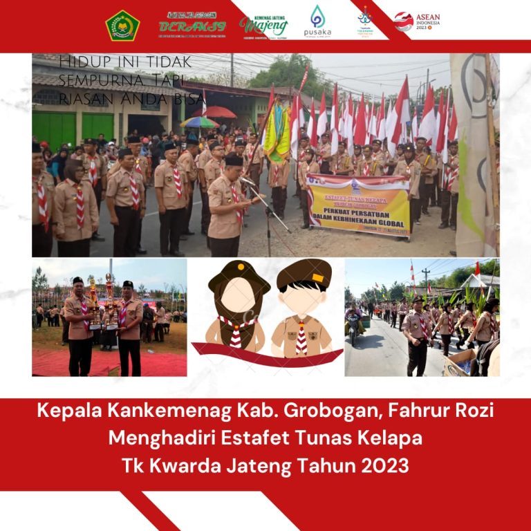 Kepala Kemenag Grobogan Hadiri Estafet Tunas Kelapa