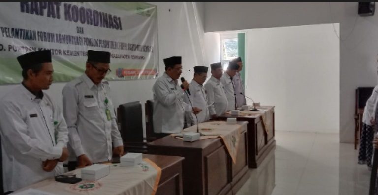 FKPP Rembang Dikukuhkan, Ini Sejumlah Harapan Kakankemenag
