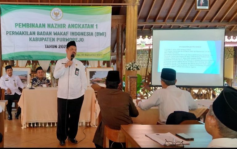 BWI Gandeng KUA Selenggarakan Pembinaan Nazhir