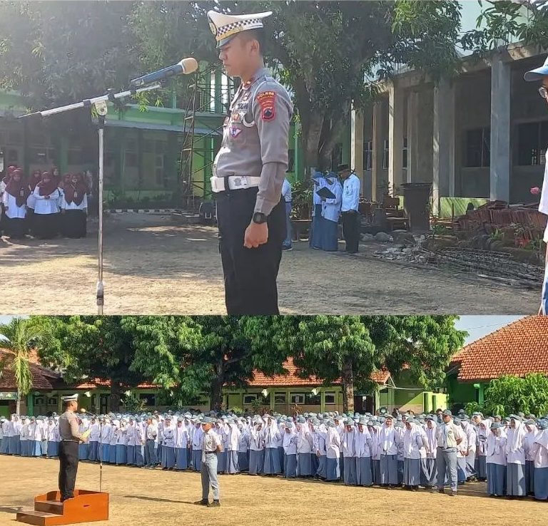 Kanit Gakkum Satlantas Polres Pemalang Jadi Pembina Upacara di MAN Pemalang