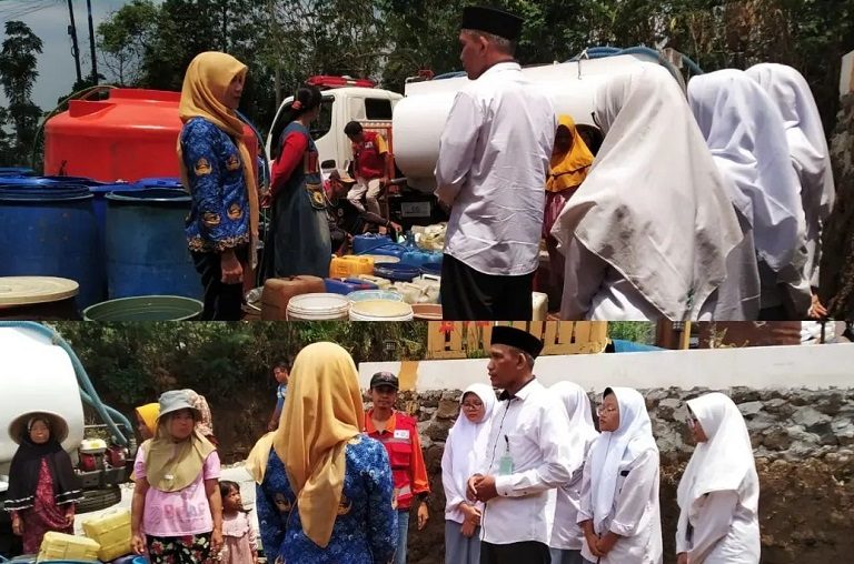 MAN Pemalang Bantu Air Bersih di Pulosari