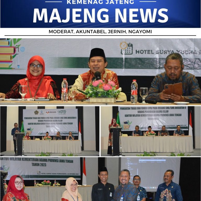Guru PAI Jawa Tengah Mendapat Penguatan Tugas dan Fungsi