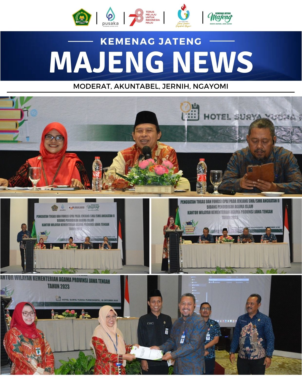 Guru PAI Jawa Tengah Mendapat Penguatan Tugas dan Fungsi
