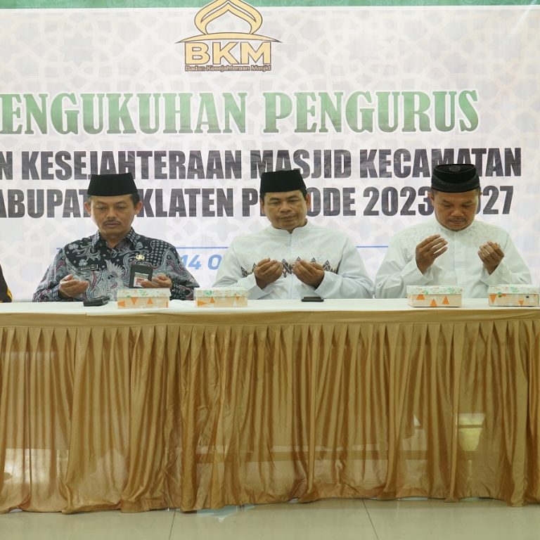 Kakanwil Kemenag Jateng Berikan Pembinaan Pengurus BKM Kecamatan se-Kab. Klaten