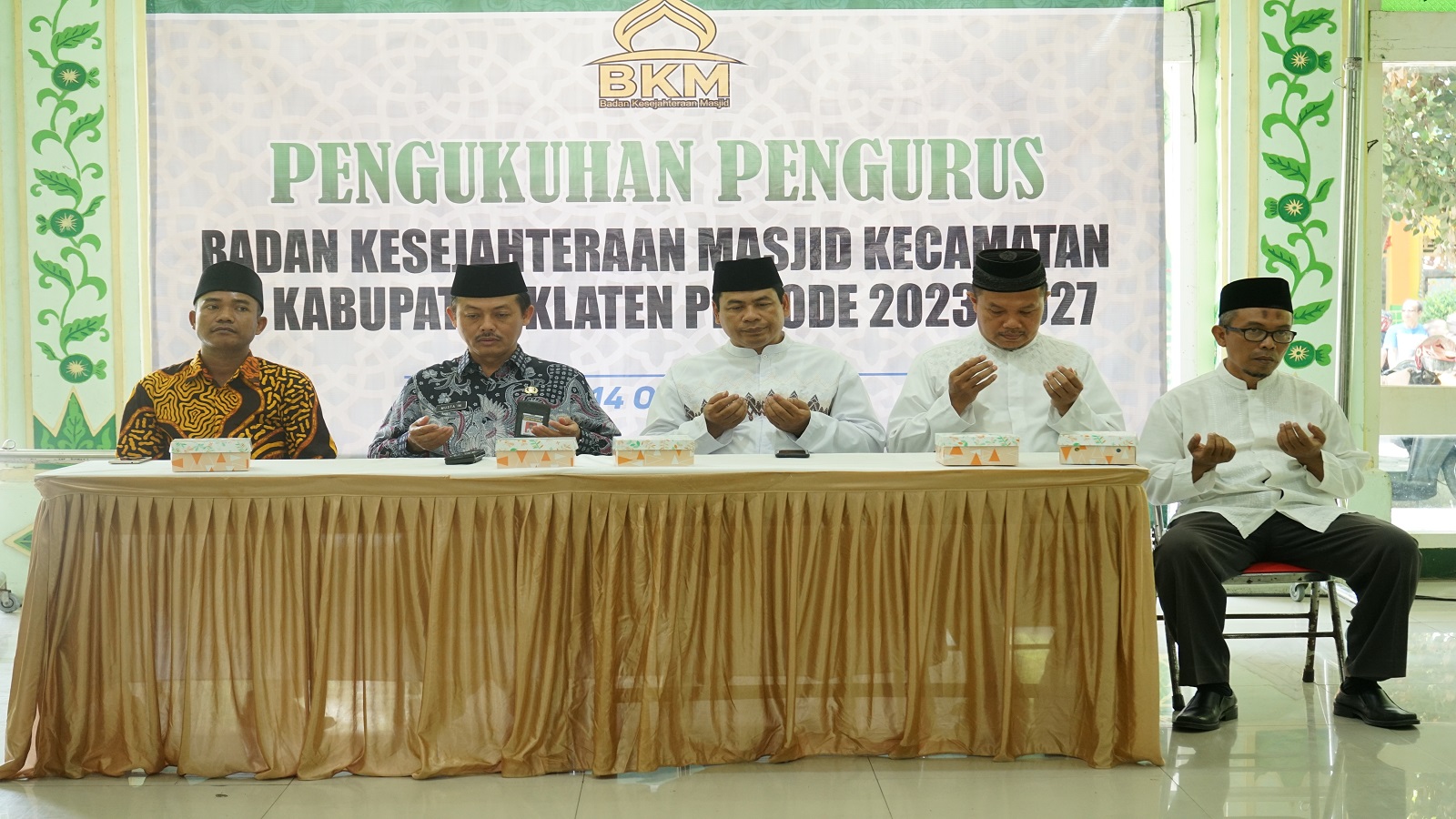 Kakanwil Kemenag Jateng Berikan Pembinaan Pengurus BKM Kecamatan se-Kab. Klaten