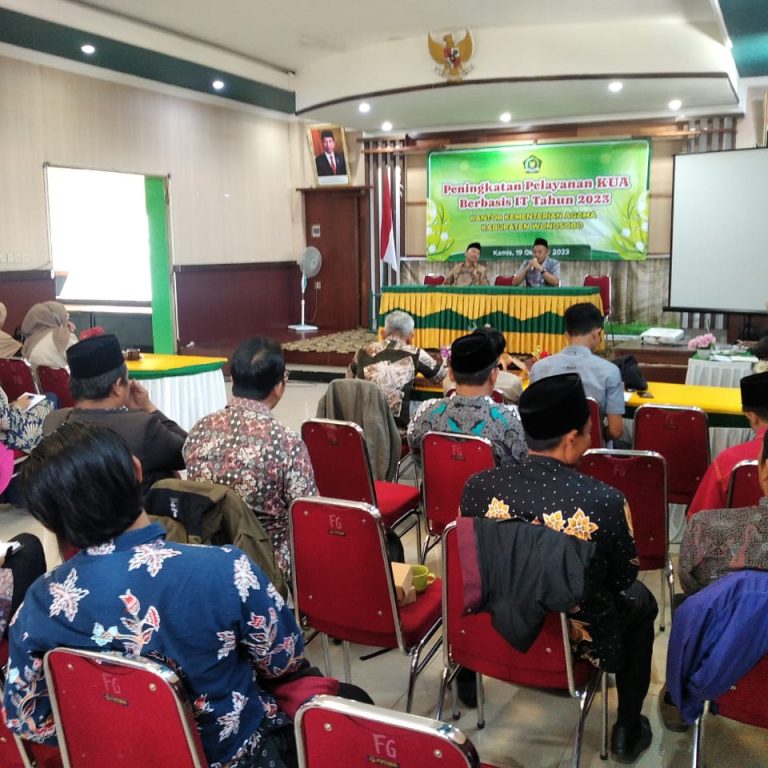 Bimas Islam Gelar Kegiatan Peningkatan Pelayanan KUA Berbasis IT