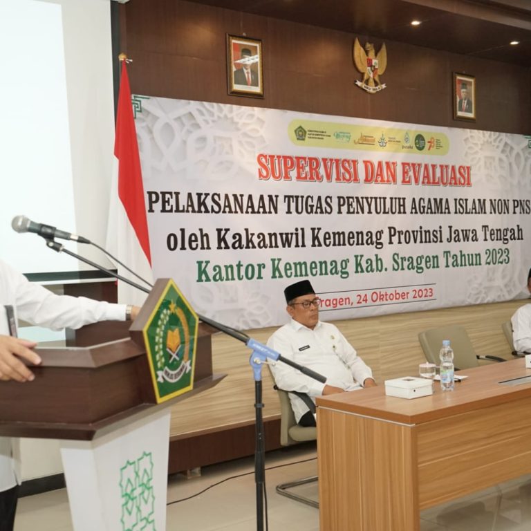 Supervisi Penyuluh Agama Islam Non PNS, Kakanwil Ingatkan Penyuluh Agar Berpedoman pada SE Menteri Agama