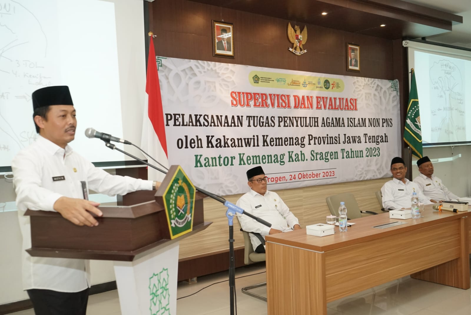 Supervisi Penyuluh Agama Islam Non PNS, Kakanwil Ingatkan Penyuluh Agar Berpedoman pada SE Menteri Agama