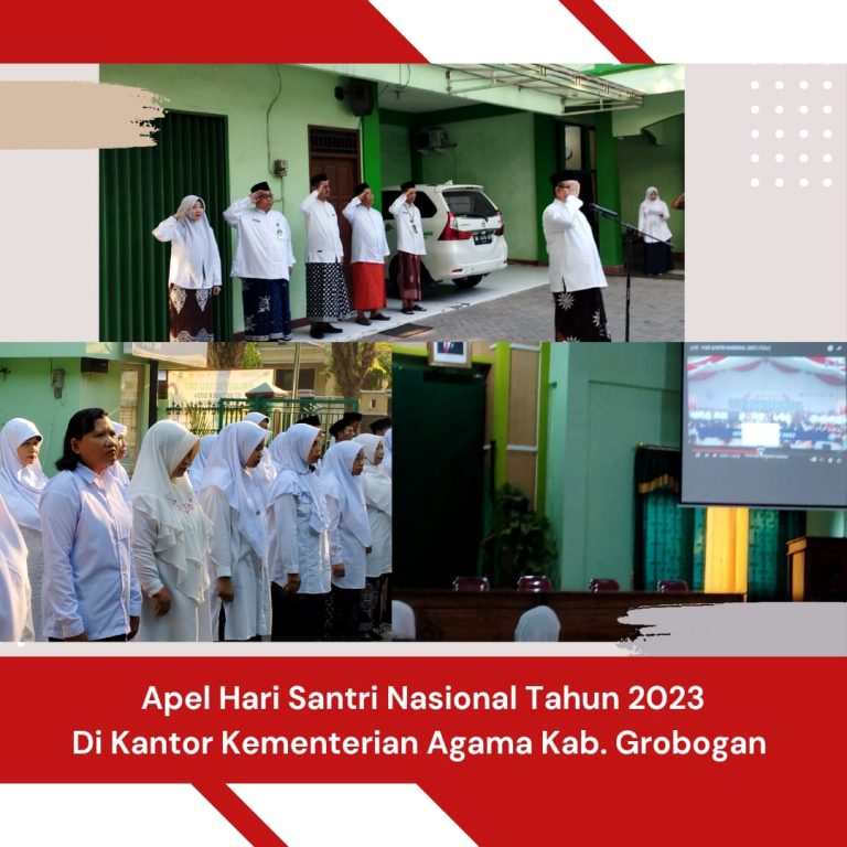 Apel Hari Santri, Upaya ASN Kemenag Grobogan Peringati Resolusi Jihad