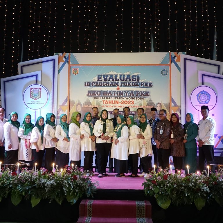KUA Kecamatan Selomerto Nyengkuyung Acara Penilaian Evaluasi 10 Program Pokok PKK dan Aku Hatinya PKK Tahun 2023
