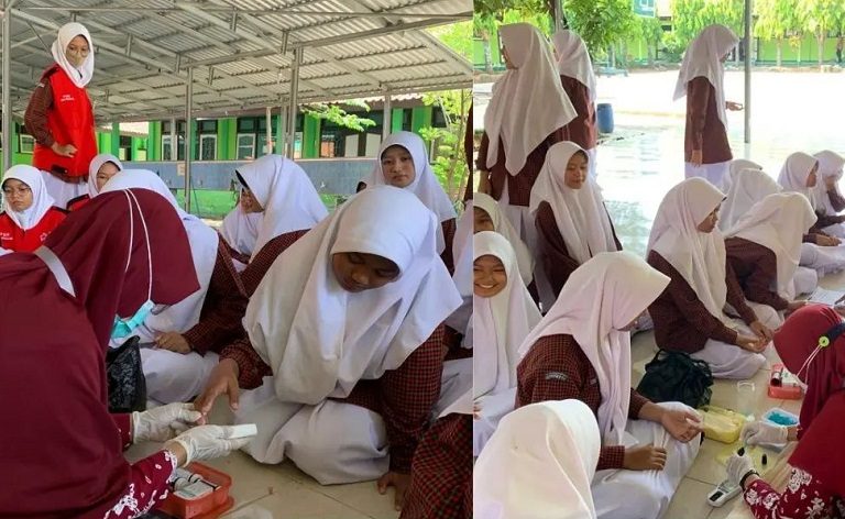 Siswi MAN Pemalang Ikuti Deteksi Dini Anemia