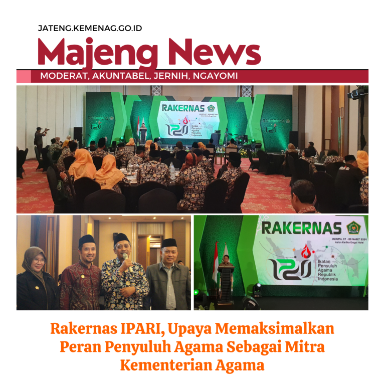Rakernas IPARI, Upaya Memaksimalkan Peran Penyuluh Agama Sebagai Mitra Kementerian Agama