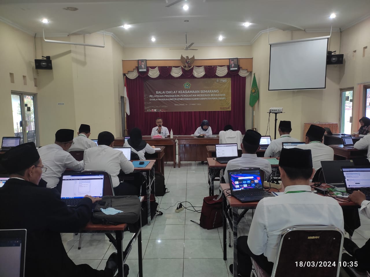 Pegawai Kemenag Kab Pekalongan Ikuti Pelatihan Penggerak Penguatan Moderasi Beragama